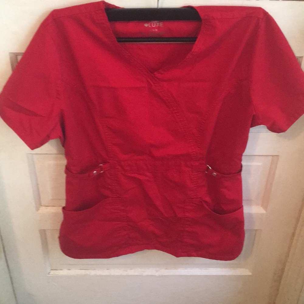 Luxe Cherokee Scrub Top